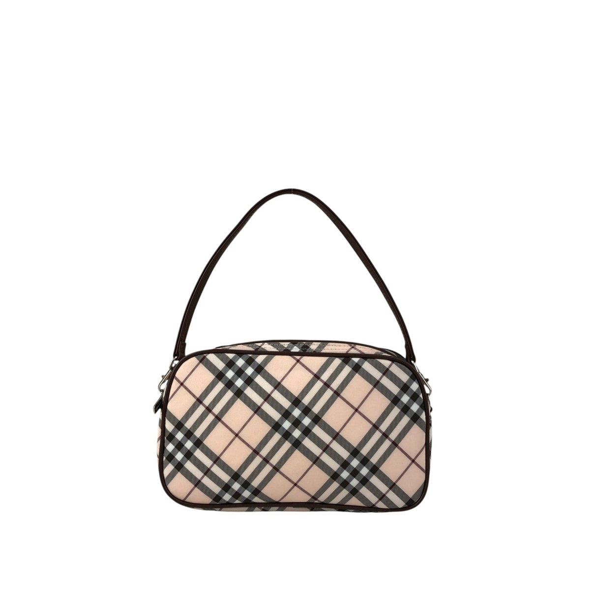 BURBERRY Check Small Handbag Beige Vintage t7rvr4