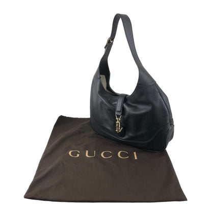GUCCI Jackie Shoulder bag Black Vintage k7dm3y
