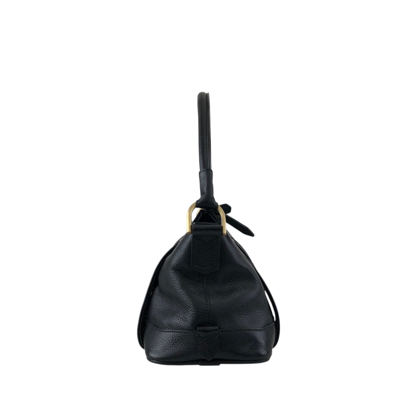 BURBERRY Logo Shoulder bag Black Vintage 7rnpei