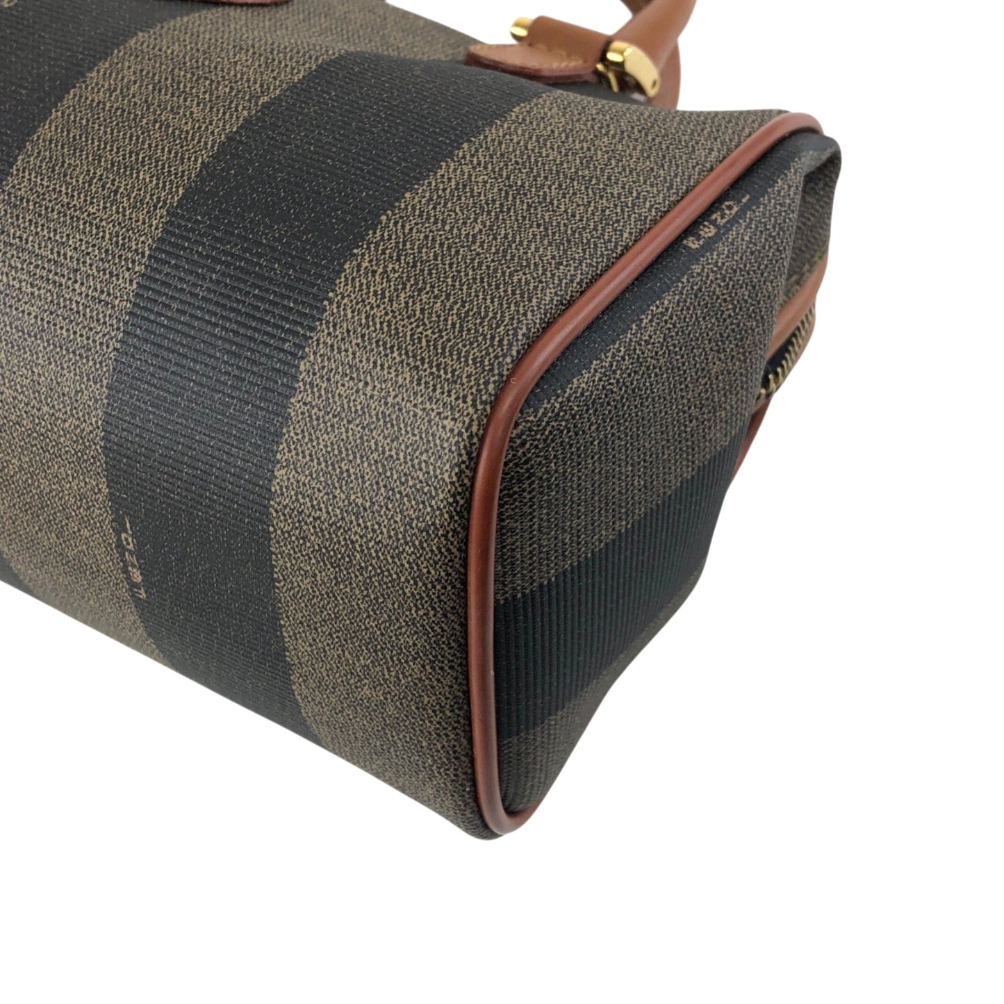 FENDI Pecan Two-way Small Boston bag Shoulder bag Brown Vintage bcu358