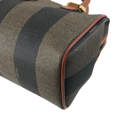 FENDI Pecan Two-way Small Boston bag Shoulder bag Brown Vintage bcu358