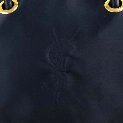 Yves Saint Laurent YSL 標誌手袋波士頓包海軍藍復古 6dix6x