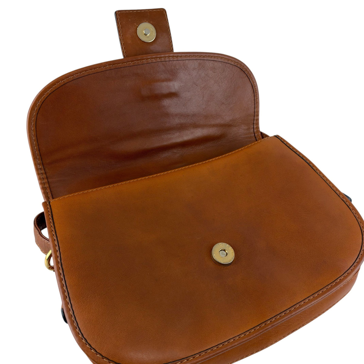 CELINE Gancini Shoulder bag Brown Vintage myaerh