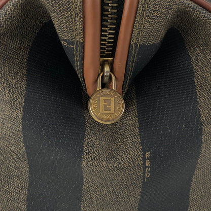 FENDI Pecan Logo Two-way Handbag Shoulder bag Brown Vintage sudkyw