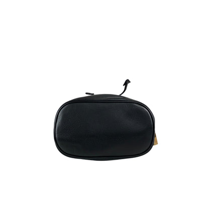 CELINE Toggle Clasp Drawstring Shoulder bag Black Vintage mgyxeh