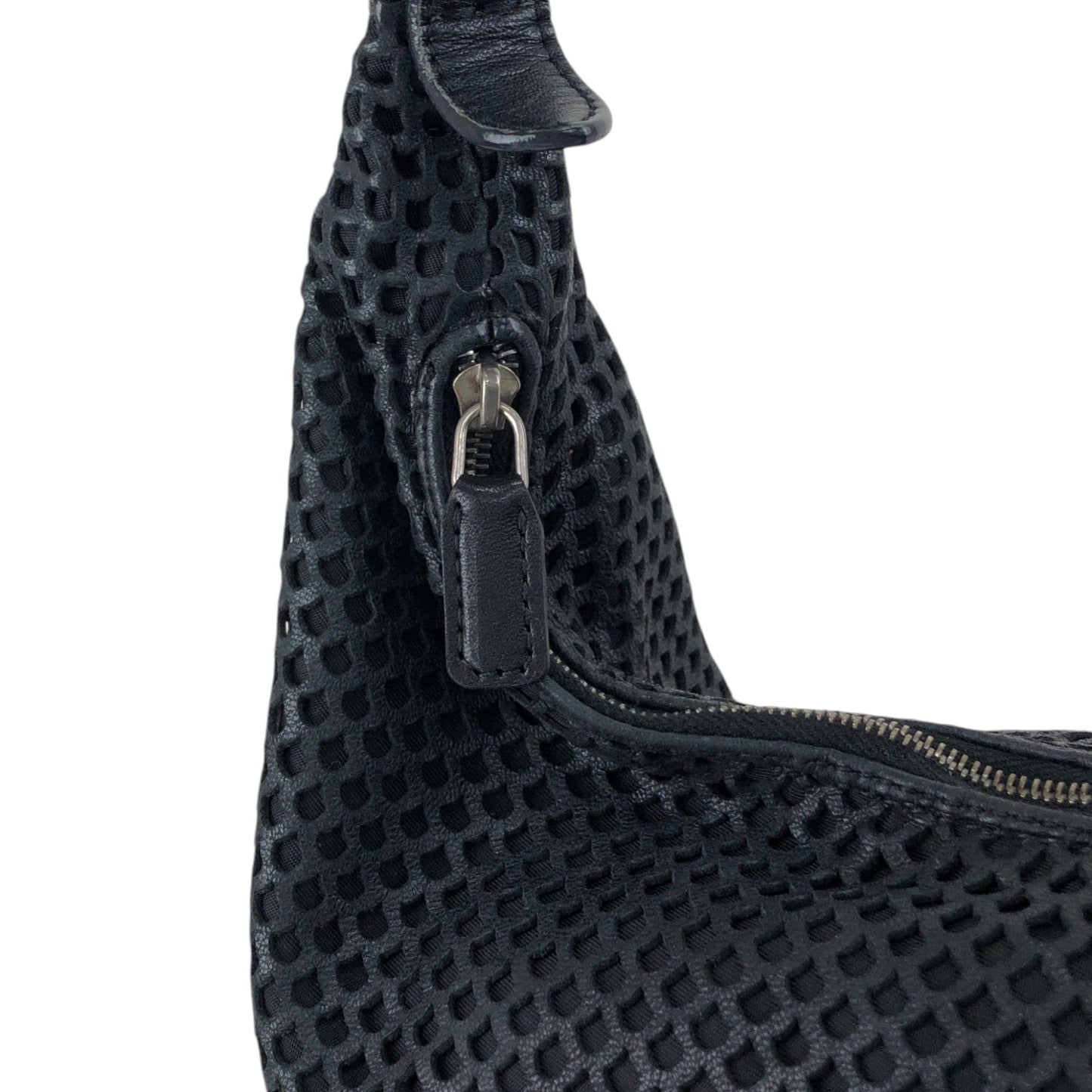 Christian Dior CD Logo Shoulder bag Hobobag Black Vintage psjdu3