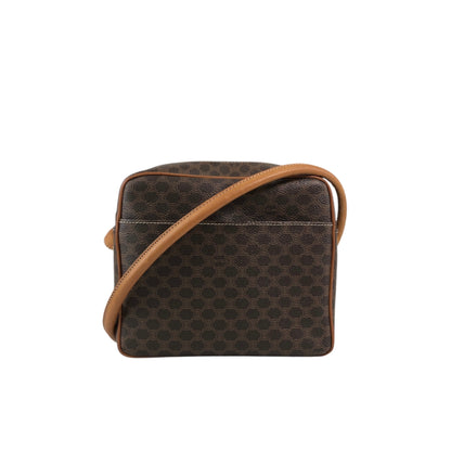 CELINE Macadam Shoulder bag Brown Vintage 6yth7d