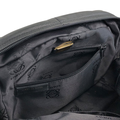 LOEWE Anagram Chain Shoulder bag Black Vintage 7ygaha