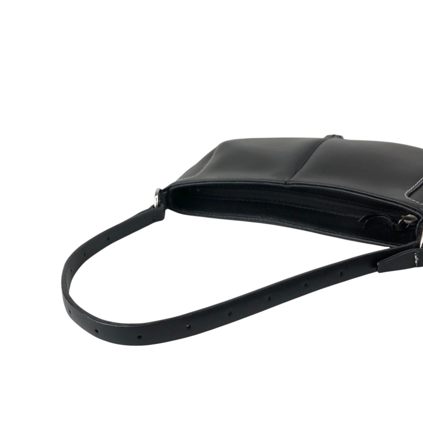 LOEWE Logo Circle Motif Handbag Black Vintage wcdj4h