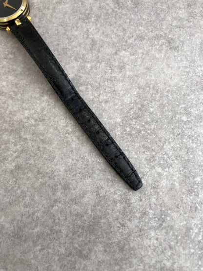 GUCCI Quartz Watch Black Vintage tbwk7u