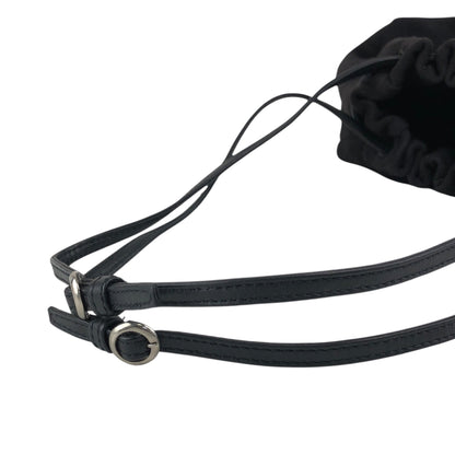 LOEWE Anagram Drawstring Small Handbag Black Vintage ysb4mf
