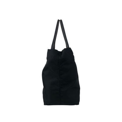 PRADA Tessuto Triangle Logo Totebag Black Vintage z2xxbv