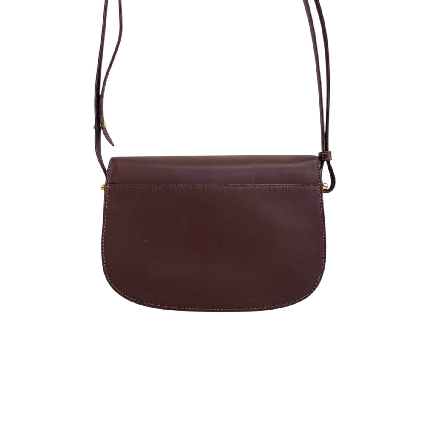 Cartier Front Buckle Shoulder bag Bordeaux Vintage vtcync
