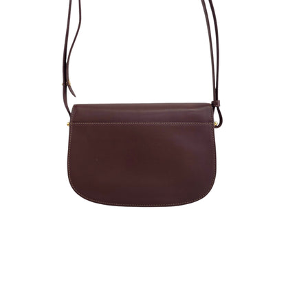 Cartier Front Buckle Shoulder bag Bordeaux Vintage vtcync