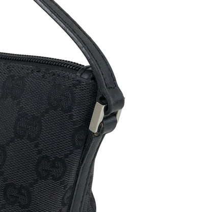GUCCI GG Canvas Small Handbag Black Vintage j7yzmi