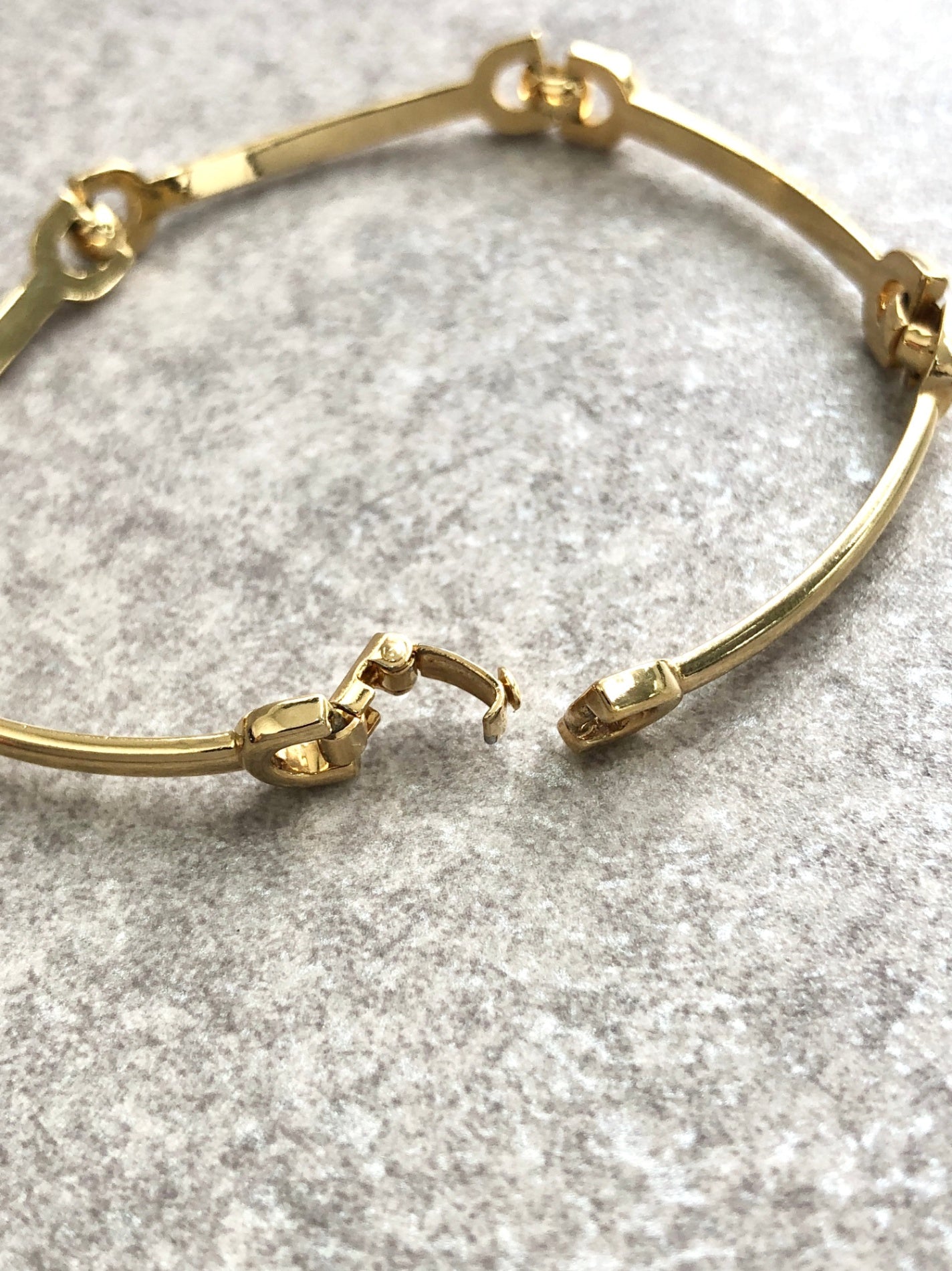 Christian Dior Bracelet Gold Vintage 62xt27