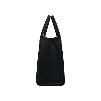 BURBERRY Logo Handbag Black Vintage yej8u5