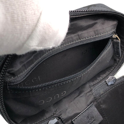 GUCCI GG Canvas Small Handbag Vanity bag Black Vintage ddp5pe