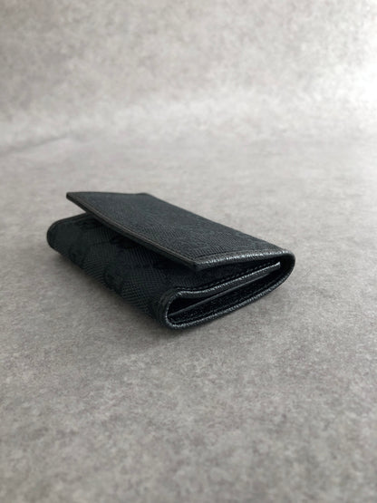 GUCCI GG Canvas Key Case Black 04564R F40IR 1000 Vintage ureigf