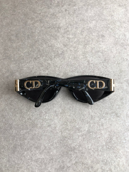 Christian Dior Logo Sunglasses Black Vintage 8p6jj3