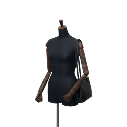 BURBERRY Logo Shoulder bag Black Vintage vrug8v