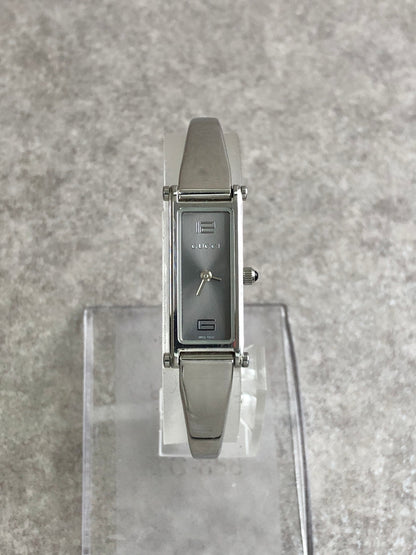 GUCCI Quartz Watch Silver 1500L Vintage mee865