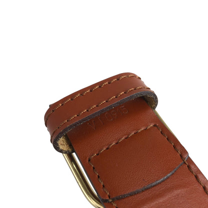 LOUIS VUITTON Epi Drawstring Shoulder bag Brown Vintage ij3uzs