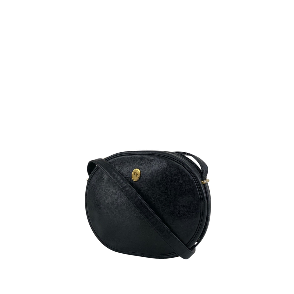 Christian Dior Logo Shoulder bag Black Vintage txbb5d
