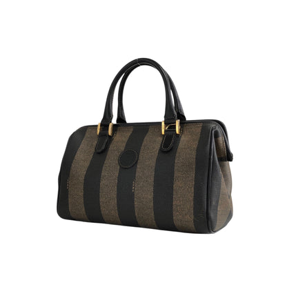 FENDI Pecan Two-way Handbag Shoulder bag Black Vintage tyz7ma