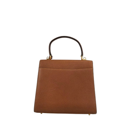 GUCCI Two-way Handbag Shoulder bag Brown Vintage 8xrv5h