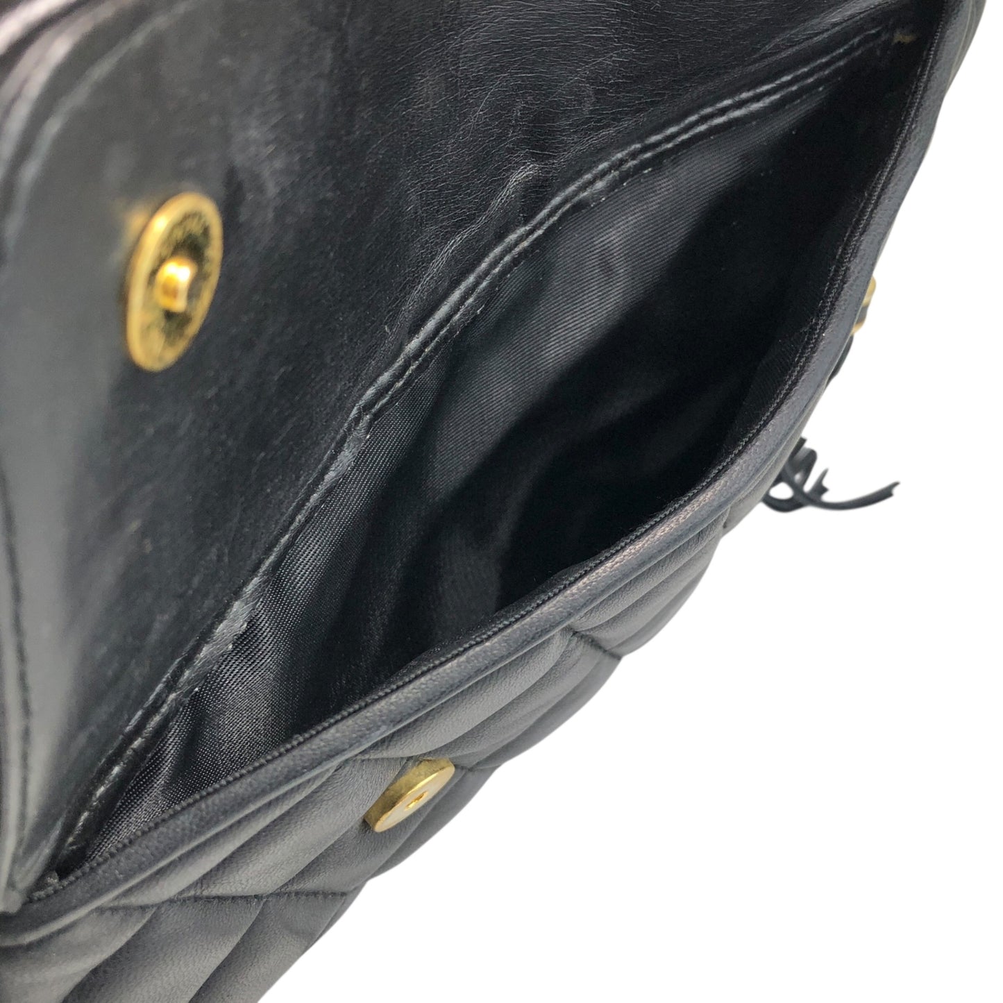 GIVENCHY Chain Shoulder bag Black Vintage miazi8