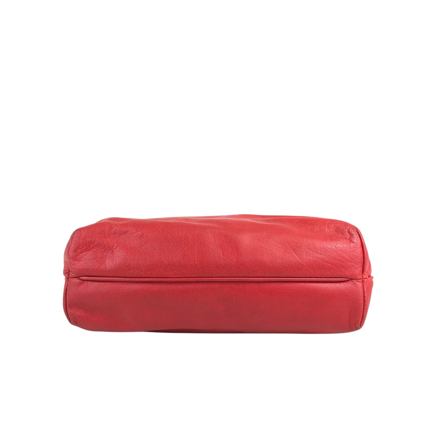 CELINE Blason Shoulder bag Red Vintage mv242g