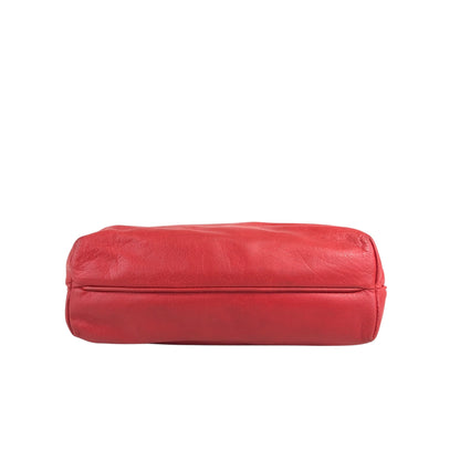 CELINE Blason Shoulder bag Red Vintage mv242g