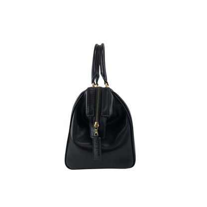 CELINE Two-way Small Boston bag Shoulder bag Black Vintage mh45yy
