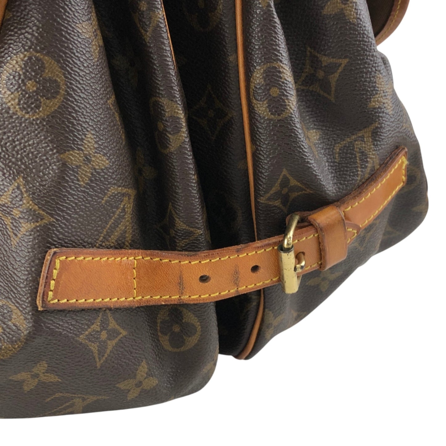LOUIS VUITTON Monogram Shoulder bag Brown Vintage M42254 j4a4v6