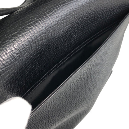 LOEWE Logo Embossed Shoulder bag Black Vintage htcz22