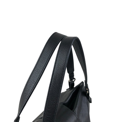 LOEWE Anagram Handbag Black Vintage sf28ij