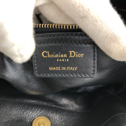 Christian Dior CD Logo Motif Shoulder bag Black Vintage vvdiyc