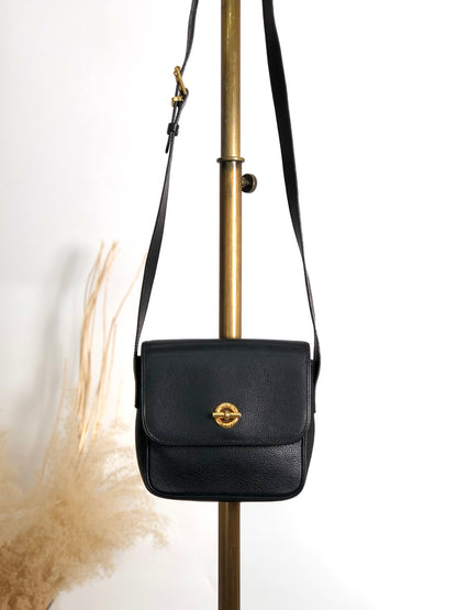 CELINE Toggle Clasp Shoulder bag Black Vintage 6i3ni8
