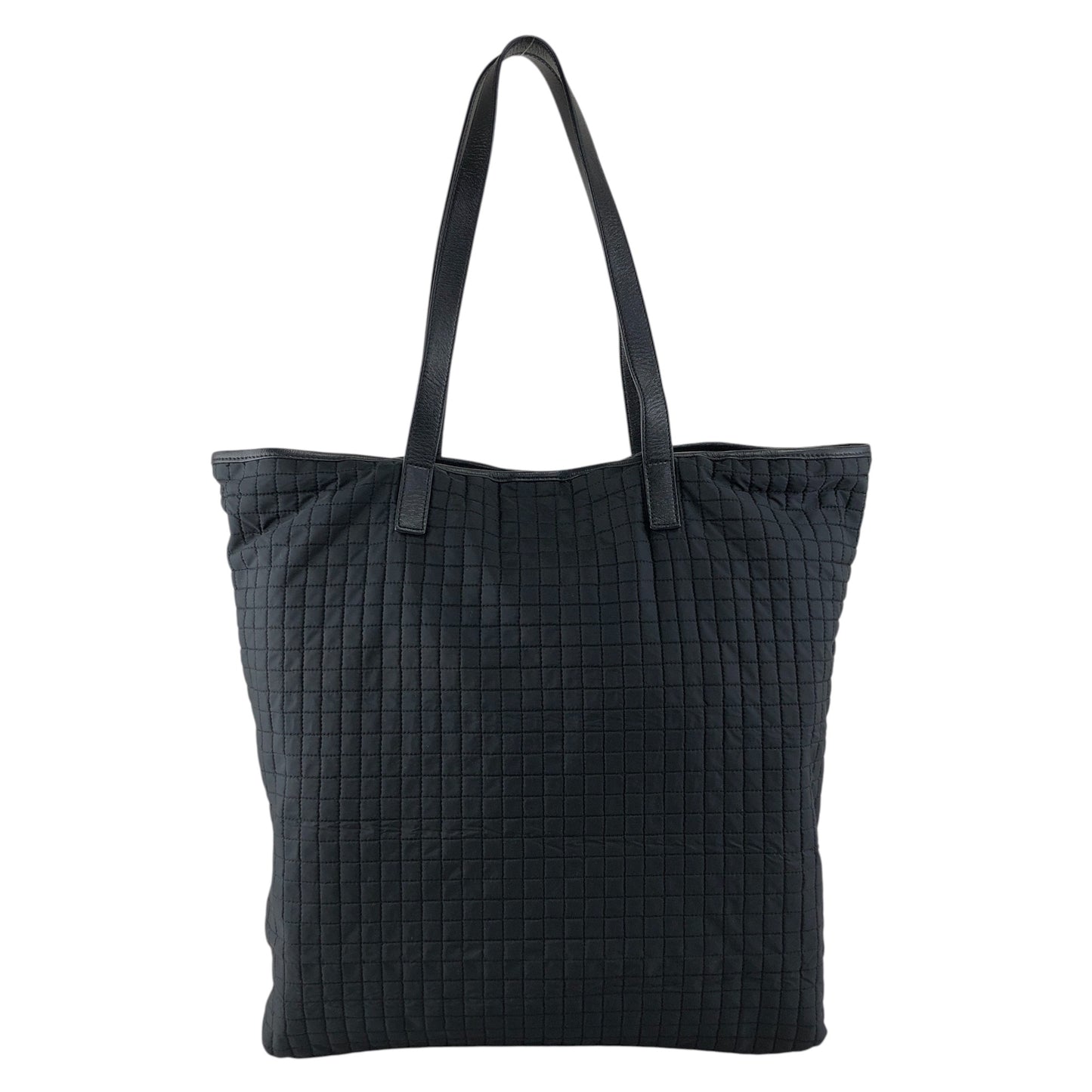 PRADA Triangle Logo Handbag Black Vintage vjh8nj