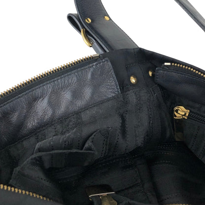 Salvatore Ferragamo Ribbon Shoulder bag Black Vintage n4v8km