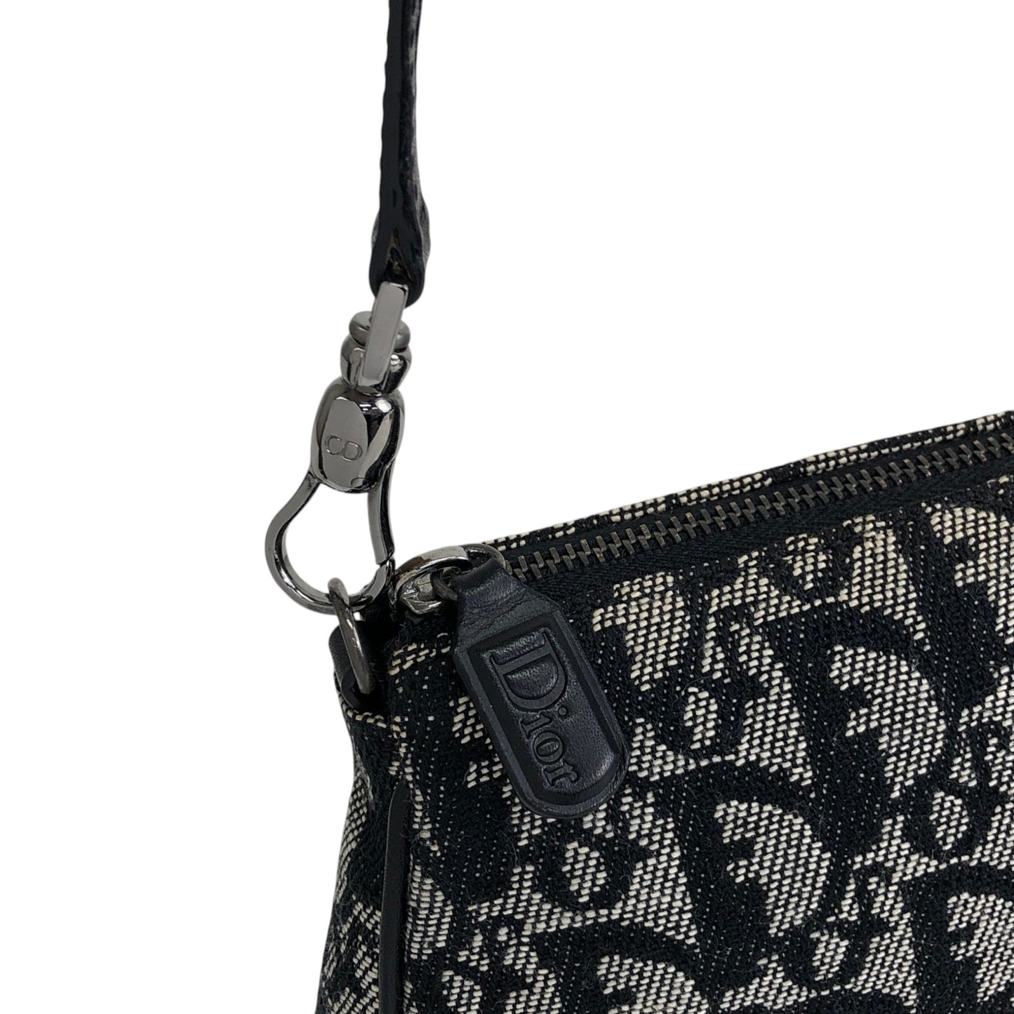 Christian Dior Trotter Shoulder bag Black Vintage rnufs3