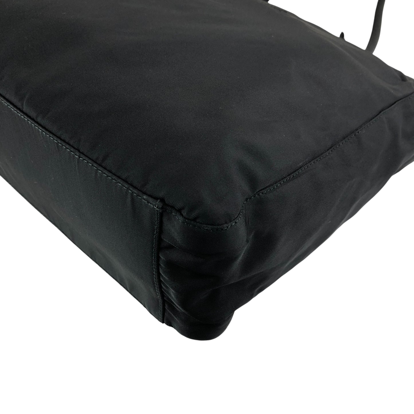 PRADA Tessuto Triangle Logo Totebag Black Vintage bfw3nz