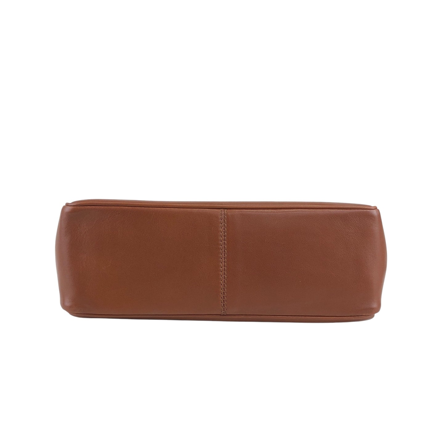 CELINE Gancini Flap Shoulder bag Brown Vintage jx5pxb