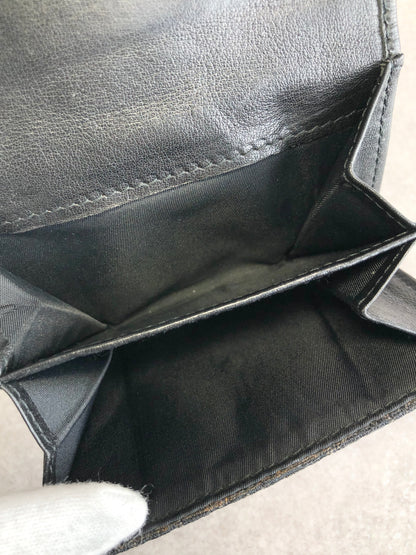 Christian Dior Street Chic Logo Folded Wallet Black Vintage u55wnp