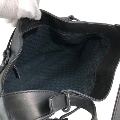 GUCCI Horse Bit Shoulder bag Hobobag Black Vintage s3x3cn