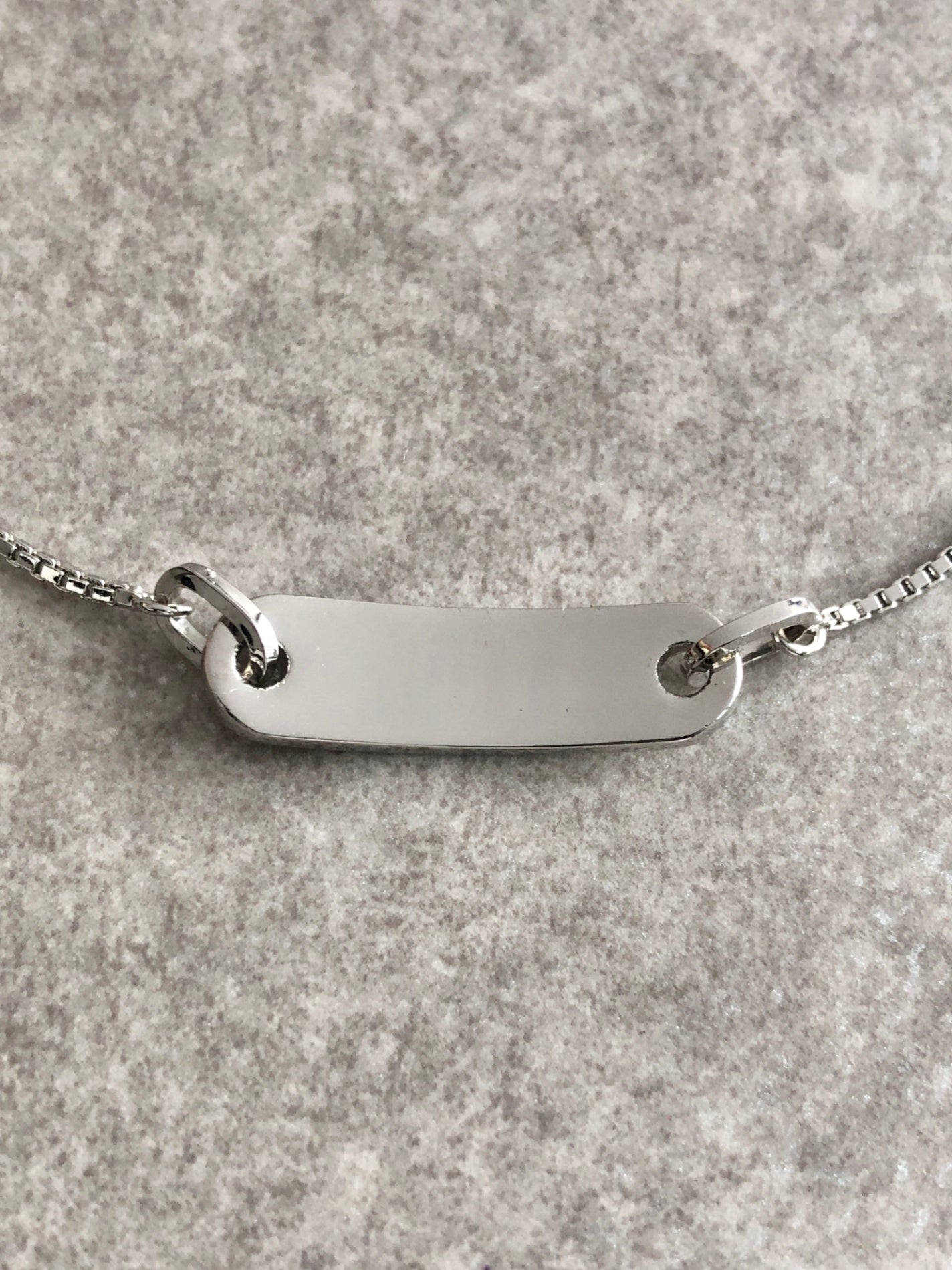 Christian Dior Logo Motif Bracelet Silver Vintage 3fmhik