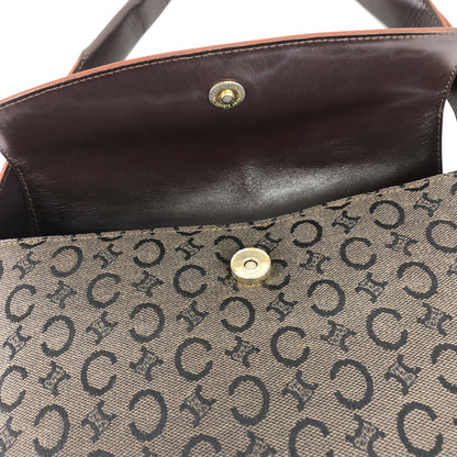 CELINE CMacadam Shoulder bag Hobobag Brown Vintage psiyb3