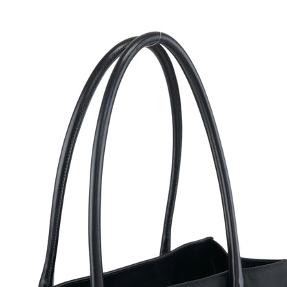 PRADA Tessuto Triangle Logo Totebag Black Vintage hp25fh