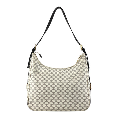 CELINE Macadam Shoulder bag White Vintage sf8jz2